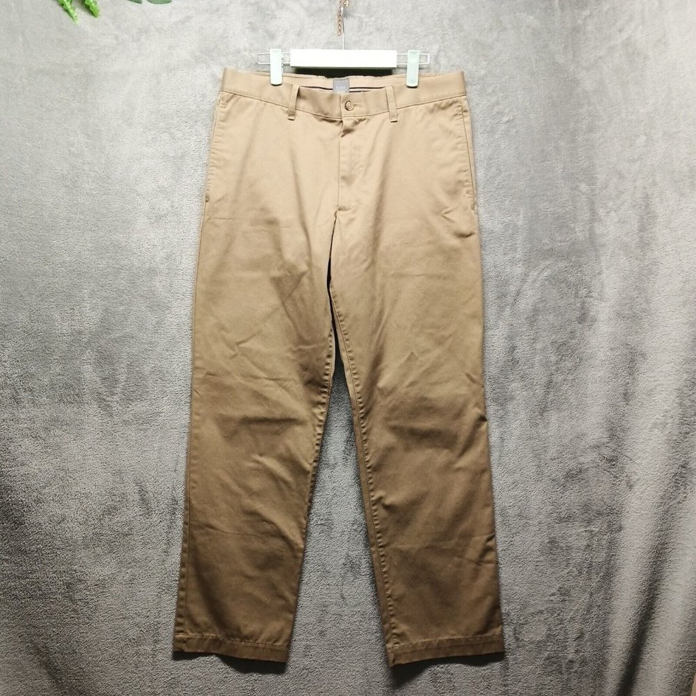 GAP Khakis Men Casual Chino Pants Regular Cotton Relaxed Fit Size 32W 34L